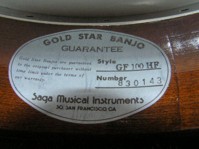 Vintage Gold Star Mahogany GF-100 FE (MIJ), shipping included