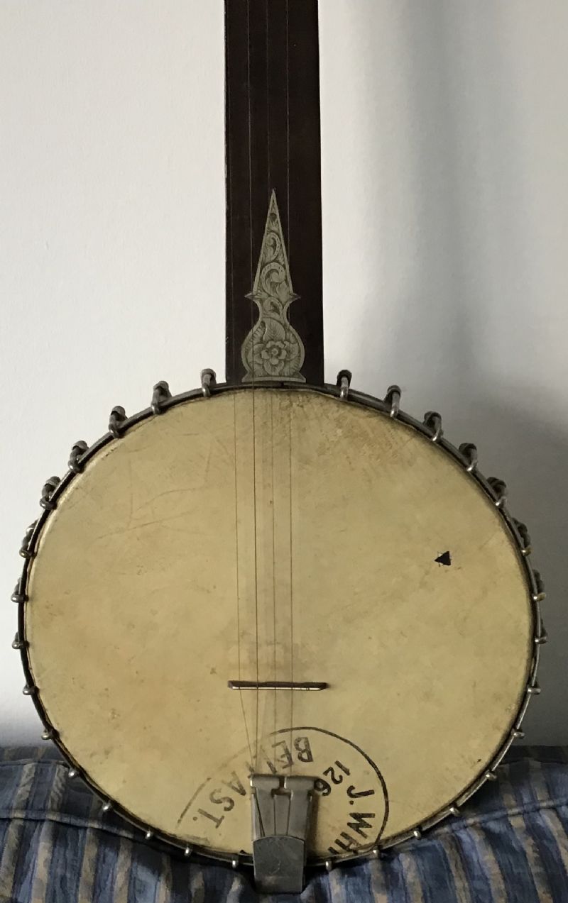 Restoring a Robert William Keith 7 string fretless banjo circa 1840's ...