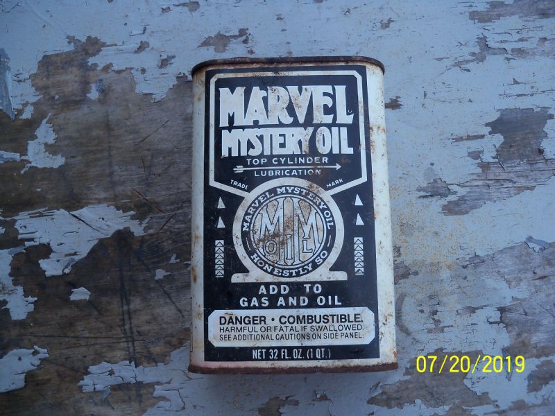 Marvel Mystery Oil Tin – Treasures Under Sugar Loaf – Antiques
