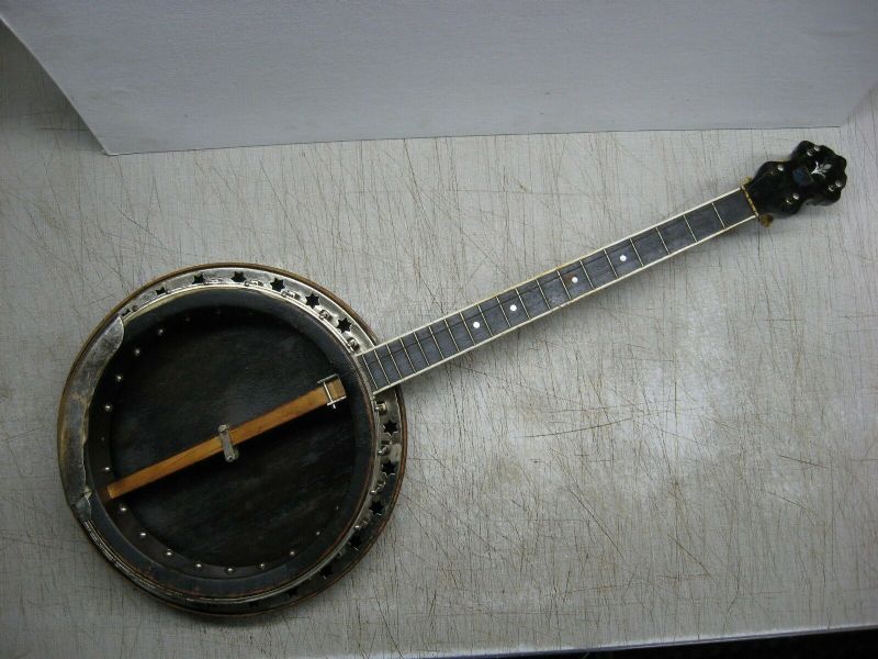 gretsch banner blue banjo