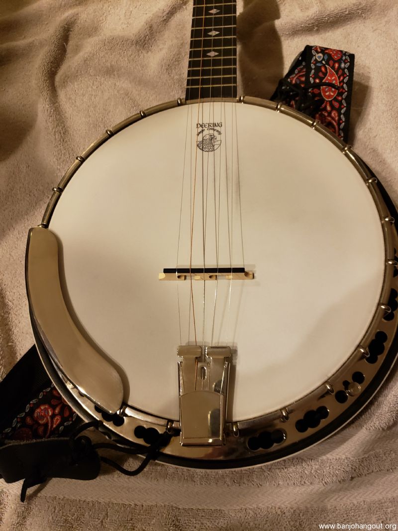 Deering Deluxe Used Banjo For Sale at