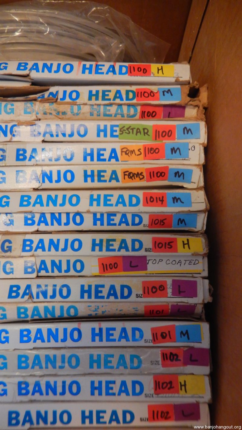 Remo Weather King Banjo Heads In (Almost) All Sizes + Liberty and ...