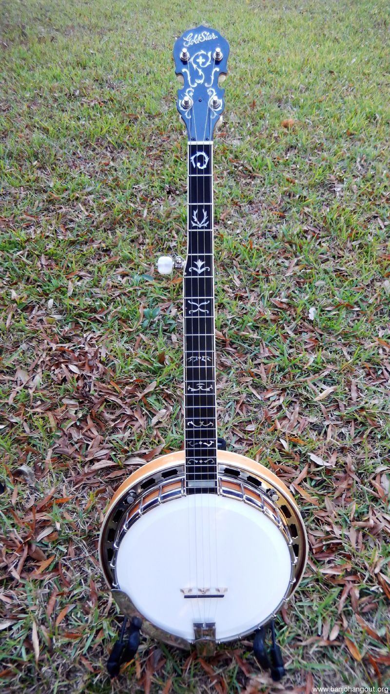 Vintage gold star banjo store for sale