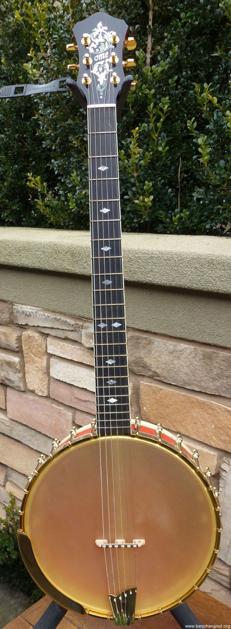 Ome Custom Six String Banjo Used Banjo For Sale At