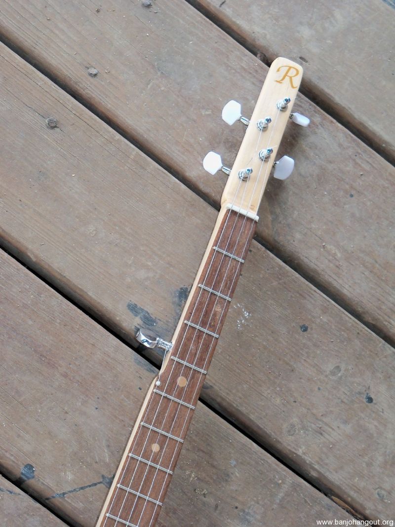 five string cigar box type banjo hex pot, by Bruce Rose - Used Banjo ...