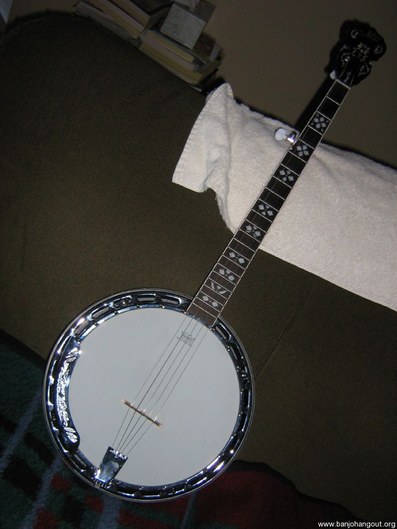 where is model number on morgan monroe banjo