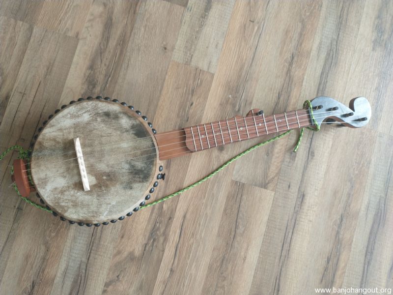 Barry Sholder 5-string mini gourd travel banjo - Banjo Hangout