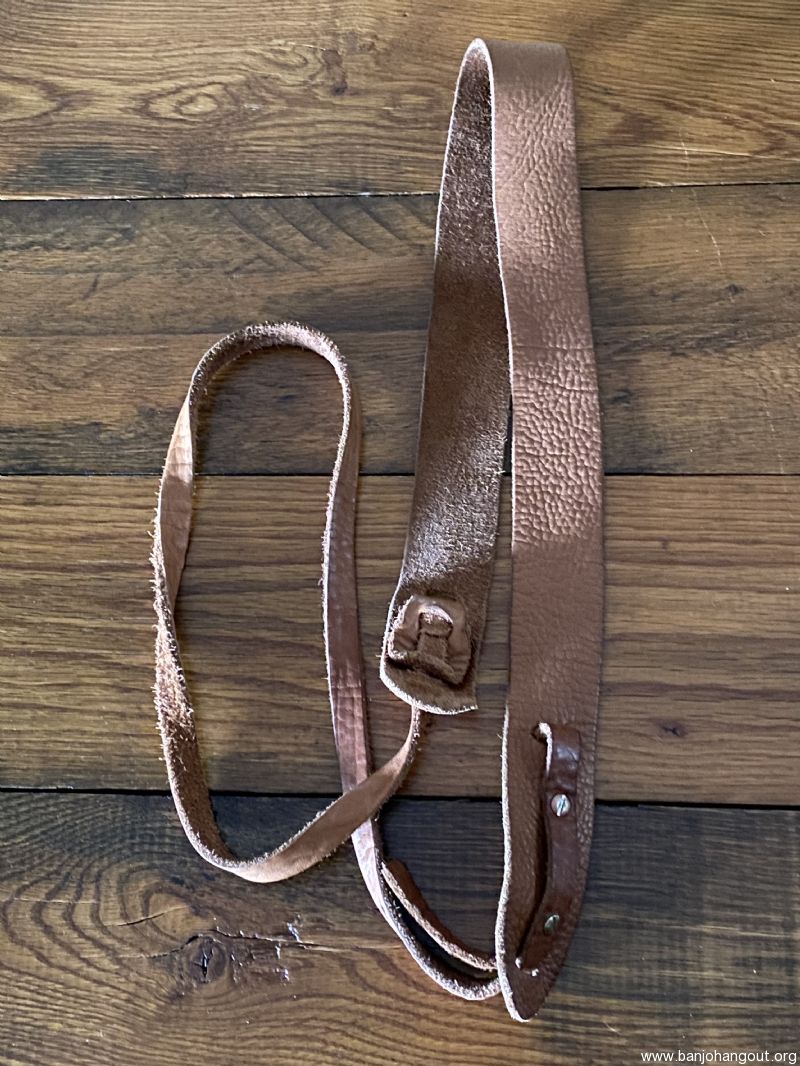 Lakota Leathers Bison Banjo Cradle Strap - Used Banjo For Sale at ...