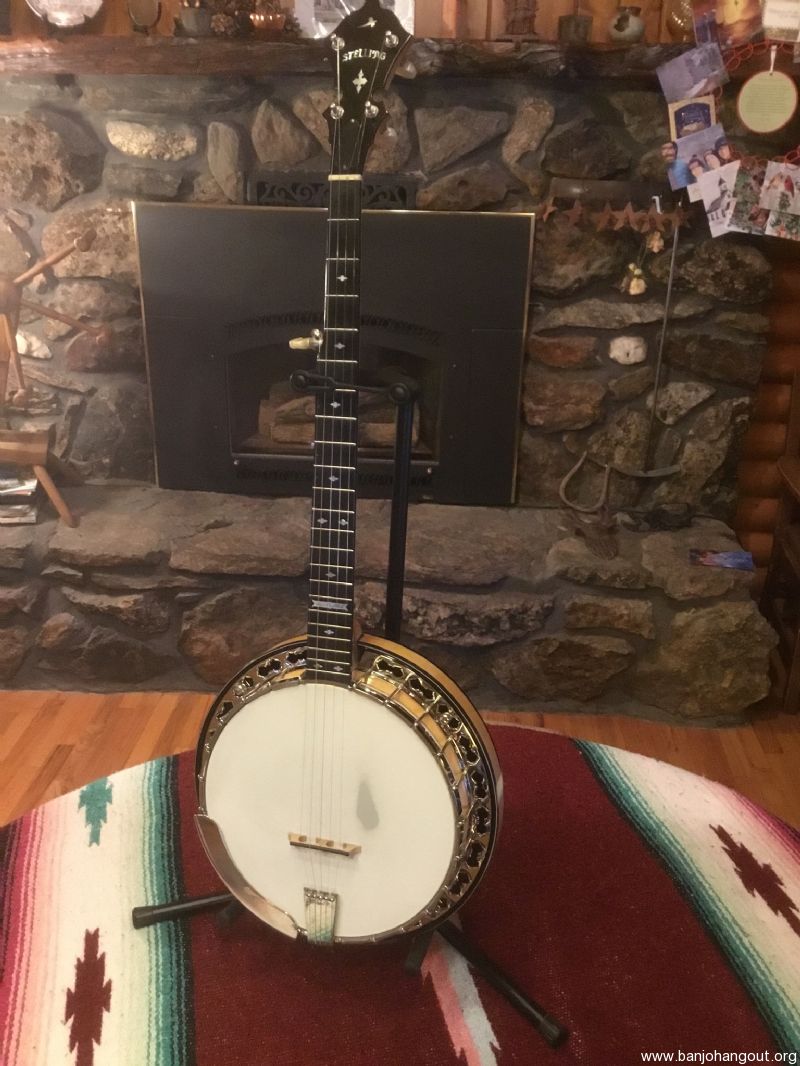 1980 Stelling Whitestar - Used Banjo For Sale at BanjoBuyer.com