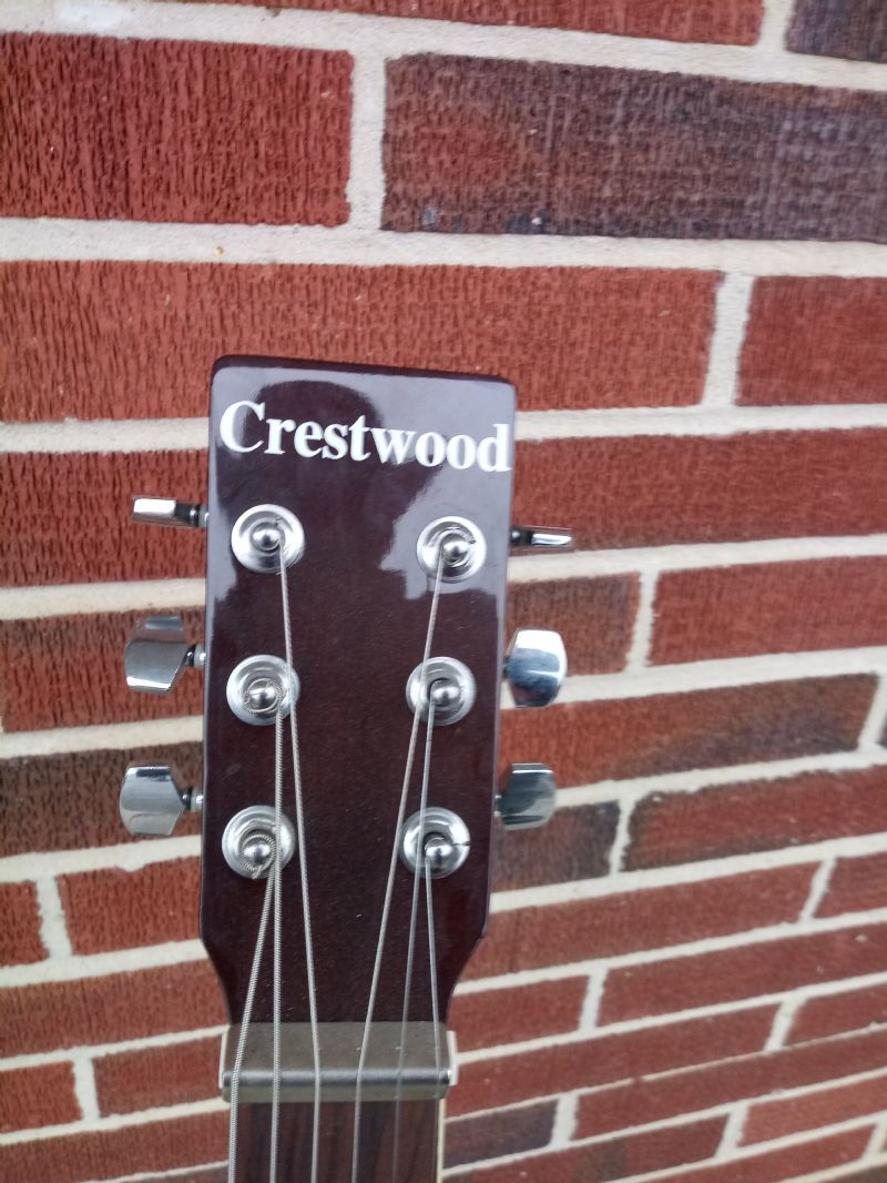 crestwood resonator guitar