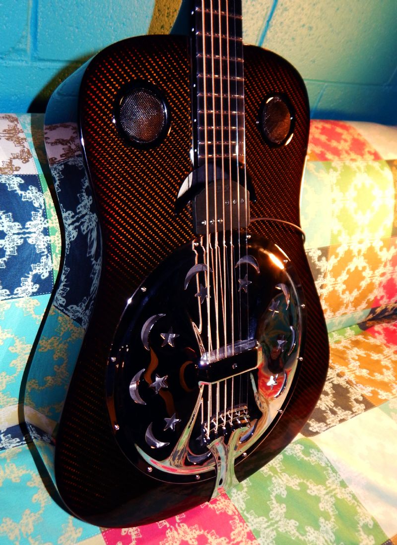 carbon fiber resonator guitar